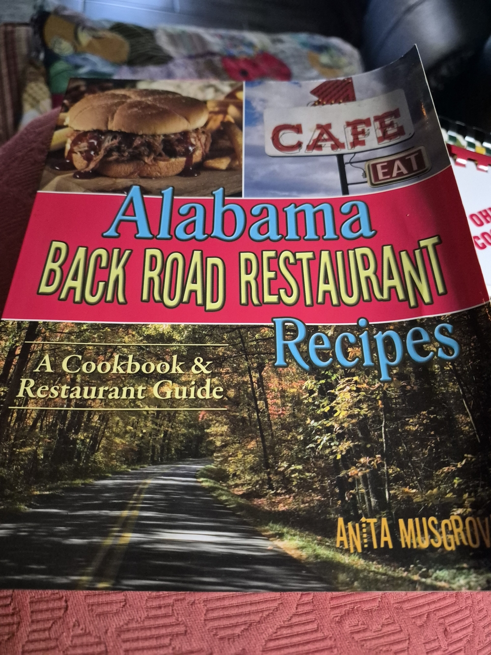 Alabama Back Road Restaurant Recipes Cookbook by - Red/Cyan Cover